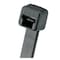 Panduit Cable Tie, 7-1/2 in L, 1.88 in Max Bundle Dia., Black, Nylon 6/6, 50 lb Strength, 100 PK PLT2S-C30 - alternate 1